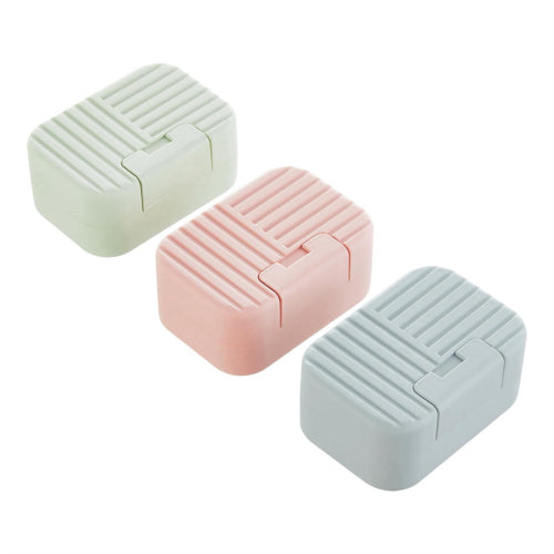 3 Pack Soap Holder, Travel Soap Case, Travel Soap Container with Lid, Soap Box Soap Bar Holder Travel Soap Dish