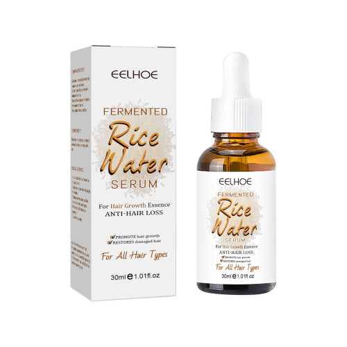 (30ml) Rice Water Hair Essential Oil Improves Hair, Moisturizes Hair, Repairs Perm And Dye Damage