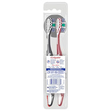 360 Optic White Advanced Toothbrush, Medium Toothbrush for Adults,2 Count (Pack of 1)