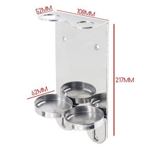 380ml Wall Mounted Double Chrome Silver dispenser bracket Ideal for Prija and Geneva Guild Bottles