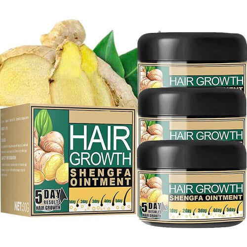 3pcs Hair Boost Ginger Cream, Anti-Hair Loss Conditioner,Ginger Hair Growth Ointment For Men Women