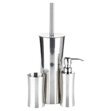 3pcs Stainless Steel Matching Dispenser Tumbler Toilet Brush Set