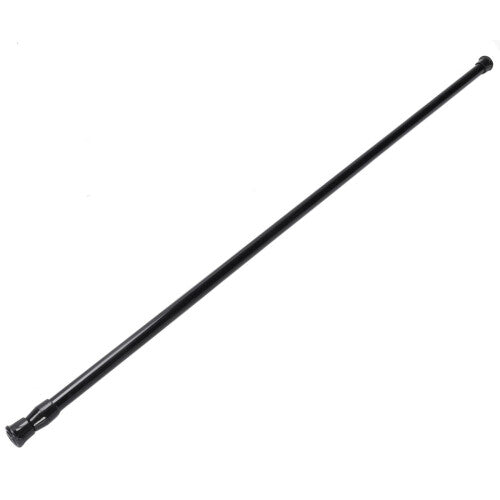 3X Extendable Telescopic Spring Loaded Net Voile Tension Curtain Rail Pole Rods,70-120cm,Black