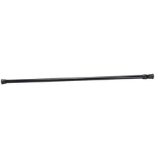 3X Extendable Telescopic Spring Loaded Net Voile Tension Curtain Rail Pole Rods,70-120cm,Black