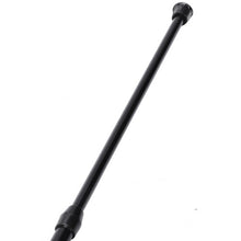 3X Extendable Telescopic Spring Loaded Net Voile Tension Curtain Rail Pole Rods,70-120cm,Black