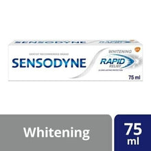 3x Sensodyne Rapid Relief Whitening Toothpaste Long Lasting Protection - 75ml