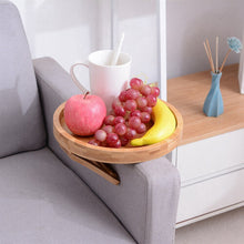 3X Sofa Tray Table Sofa Armrest Clip-on Tray Wood Sofa Tray Practical TV Snack Tray for Remote Control Coffee Snacks