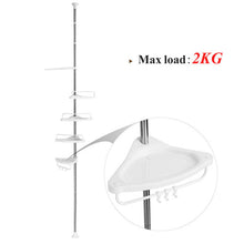 4 Tier Adjustable Telescopic Bathroom Shower Corner Rack Shelf Caddy