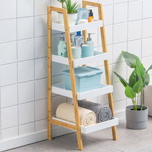 4-Tier Ladder Shelf Bookshelf Plants Stand Storage Organizer