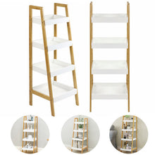 4-Tier Ladder Shelf Bookshelf Plants Stand Storage Organizer