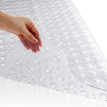 ((40 x 100) cm., CLEAR) Non Slip Anti-Mold Shower Mat Bathroom Rubber Mat