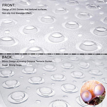 ((40 x 100) cm)_ Long, Crystal) Shower Floor Mats Anti-Bacterial Mildew-Resistant