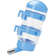 400ml drip-free pet water bottle with automatic water feed (blue)