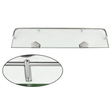 (40CM) Tempered Glass 6MM Wall-Mounted Bathroom Shelf