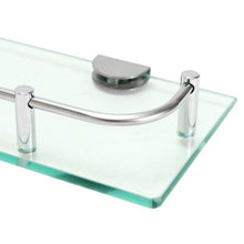 (40CM) Tempered Glass 6MM Wall-Mounted Bathroom Shelf