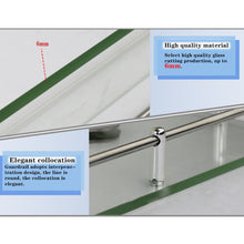 (40CM) Tempered Glass 6MM Wall-Mounted Bathroom Shelf