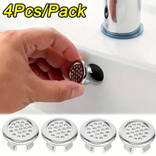 4pcs Plastic Sink Hole Overflow Covers For Kitchen And Bathroom