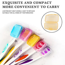 5 Pieces Travel Portable Toothbrush Head Covers Toothbrush Protective Case