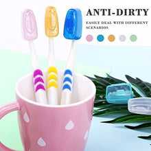 5 Pieces Travel Portable Toothbrush Head Covers Toothbrush Protective Case