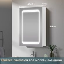 (500*700	) Bathroom Cabinet Mirror with Lights Shaver Socket