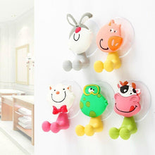 5pcs Animals Toothbrush Holder, Anti-bacterial Tooth Holder Suction Cup Cover with Suction Cup