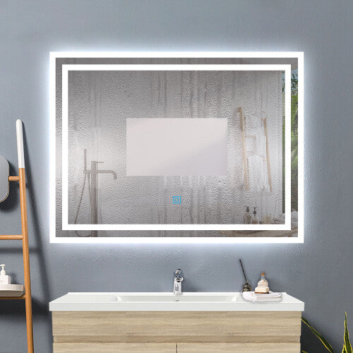 (600x800) Illuminated Bathroom LED Mirrors Demister Wall