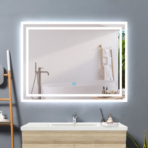 (600x800) Illuminated Bathroom LED Mirrors Demister Wall