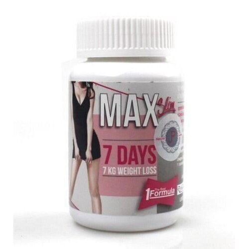 7 Days Max Slim Super Pill Supplements Weight Loss Diet Fat Burn Fast