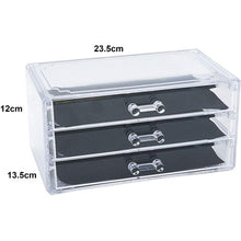 (7 Drawer) Masters & Burrell Clear Acrylic Makeup Organiser