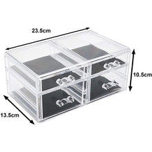 (7 Drawer) Masters & Burrell Clear Acrylic Makeup Organiser