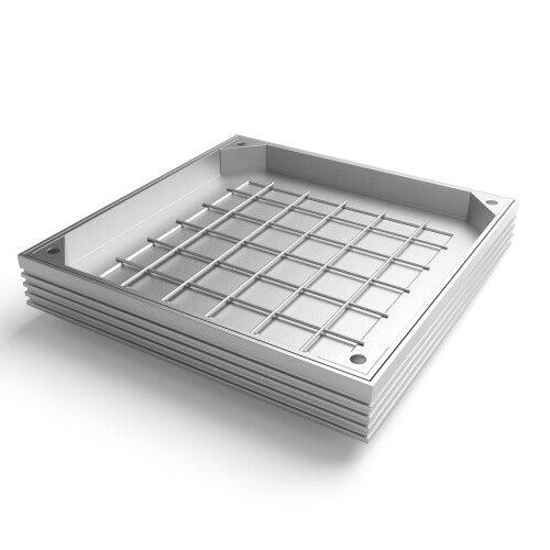 (750mm x 750mm  (810mm x 810mm External Size)) Alusthetic Double Sealed 60mm Recessed Manhole Covers