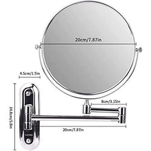 8 Inches 10X Magnifying Bathroom Makeup Mirror, Wall Mounted Mirror