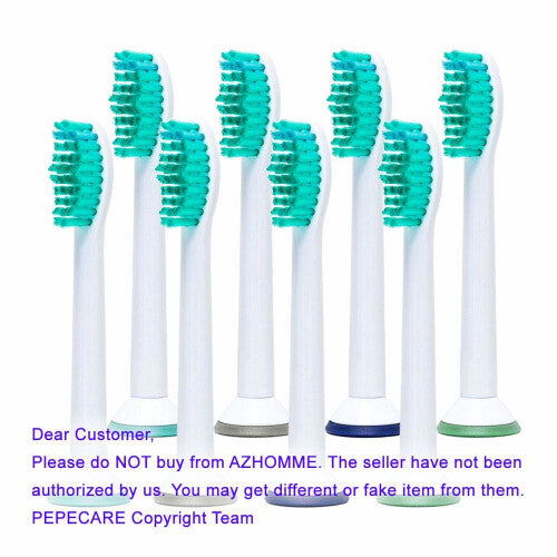 8 Pack Standard Replacement Toothbrush Heads for Philips Sonicare Electric Toothbrush Brush Heads Compatible with ProResults DiamondClean FlexCare...