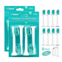 8 Pack Standard Replacement Toothbrush Heads for Philips Sonicare Electric Toothbrush Brush Heads Compatible with ProResults DiamondClean FlexCare...