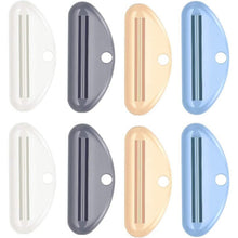 8 Pack Tube Toothpaste Squeezer Toothpaste Holder D Shape Cosmetic Cream Tube Dispenser Holder