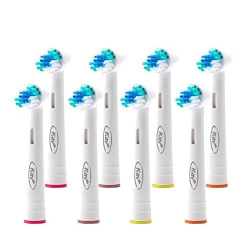 8 Pcs Electric Toothbrush Heads Replacement for Braun Oral B