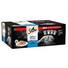 80pk Sheba Select Slices Fish Collection In Gravy | Wet Cat Food - 80 x 85g Pouches