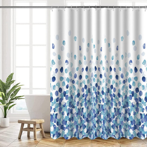 (80x180cm) Waterproof Shower Curtain Quick Dry Polyester Shower