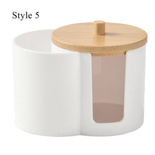 (A-style 5) Cotton Round Pad Holder Powder Puff + Free Gift