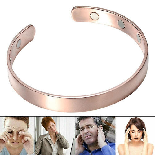 Adjustable Magnetic Bangle Healing Therapy Arthritis Pain Relief Open Bracelet