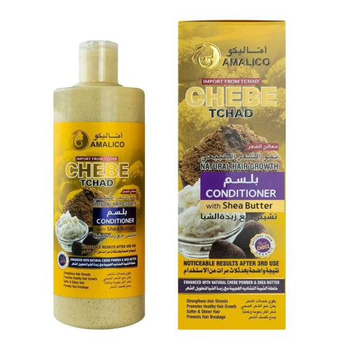 Amalico Conditioner Chebe Tchad With Shea Butter - Conditioning Formula for Lustrous Hair