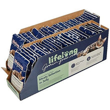 Amazon Brand - Lifelong Grainfree Complete Adult Cat Wet Food - Chicken, Duck, Turkey and Beef In Jelly Selection, 4.76 kg (56 pouches x 85g)