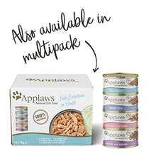 Applaws 100% Natural Wet Cat Food with Premium Tuna Fillet & Salmon in Broth 24 x 70g Tin