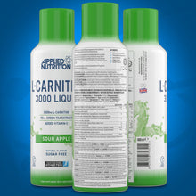 Applied Nutrition L-Carnitine Liquid 3000mg - 495 ml (Sour Apple)