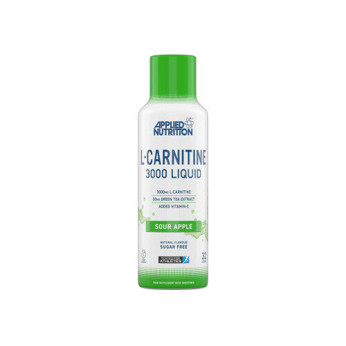 Applied Nutrition L-Carnitine Liquid 3000mg - 495 ml (Sour Apple)