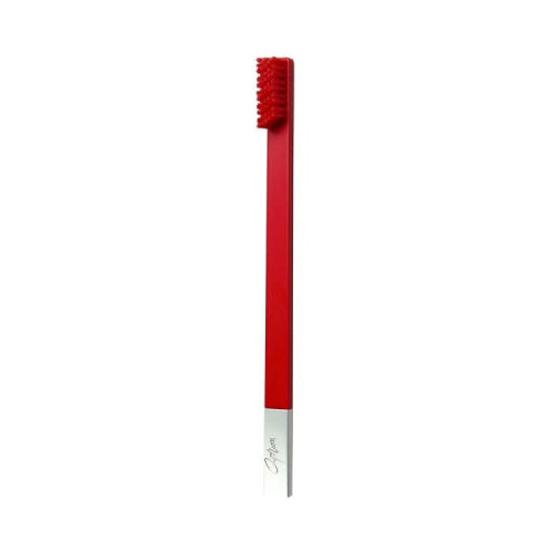 Apriori Slim Medium toothbrush Carmine Red Silver