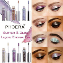 AQUAPURITY - PHOERA Magnificent Metals Waterproof Liquid Glitter & Glow Eyeshadow Palette Shimmer Long Lasting Cosmetic Metallic Eye Shadow Pigment