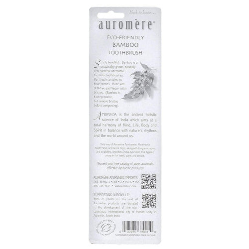 Auromere Bamboo Toothbrush (6 Pack)