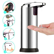 Automatic Soap Dispenser Bathroom Touchless Handsfree IR Sensor Liquid No Wash