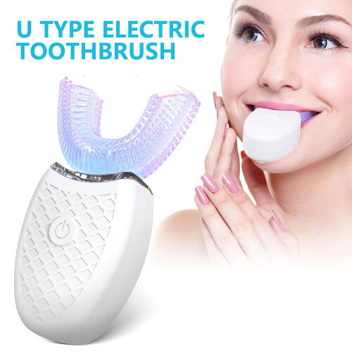 Automatic Sonic Electric Toothbrush U-Shaped Wireless Whitening Brush